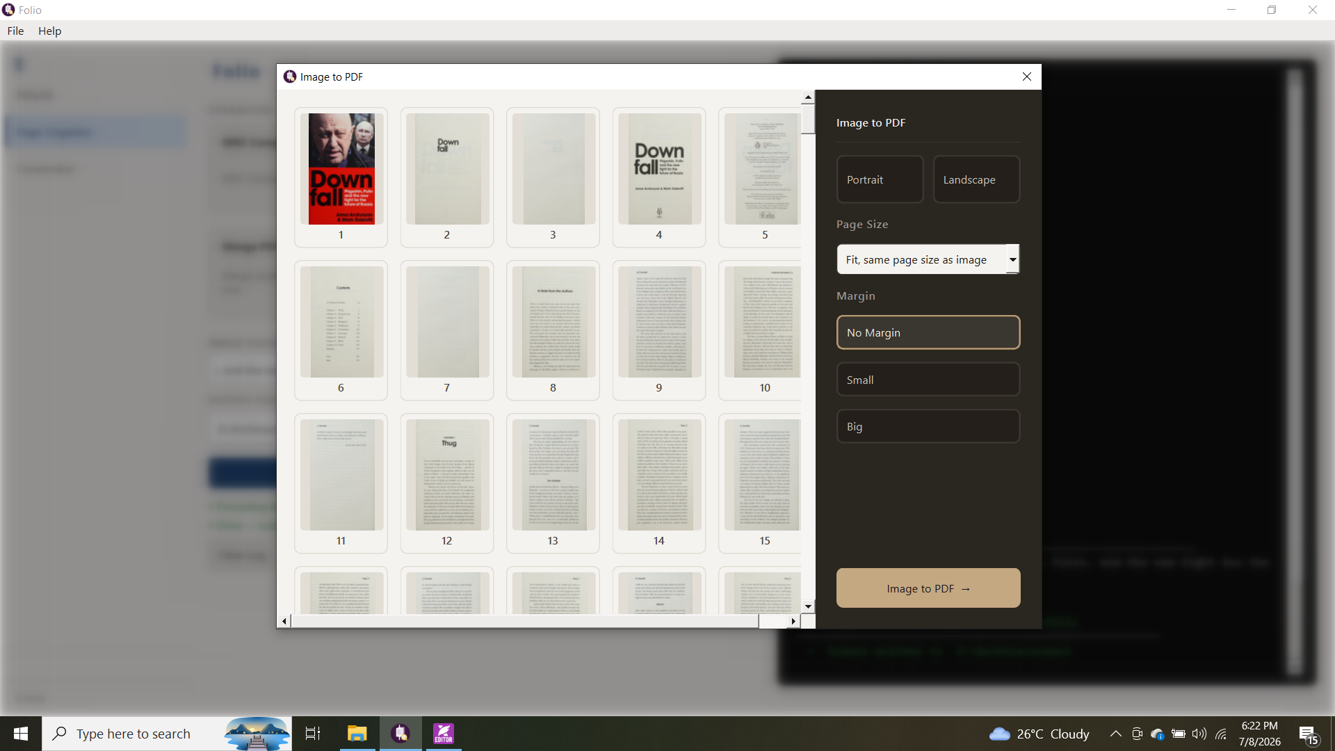 Image to PDF Panel